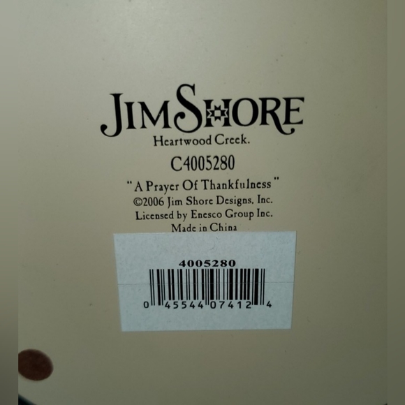 Jim Shore Heartwood Angel Prayer of Thankfulness Bless This Family - Picture 6 of 10